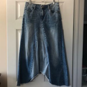 Wash Lab denim skirt